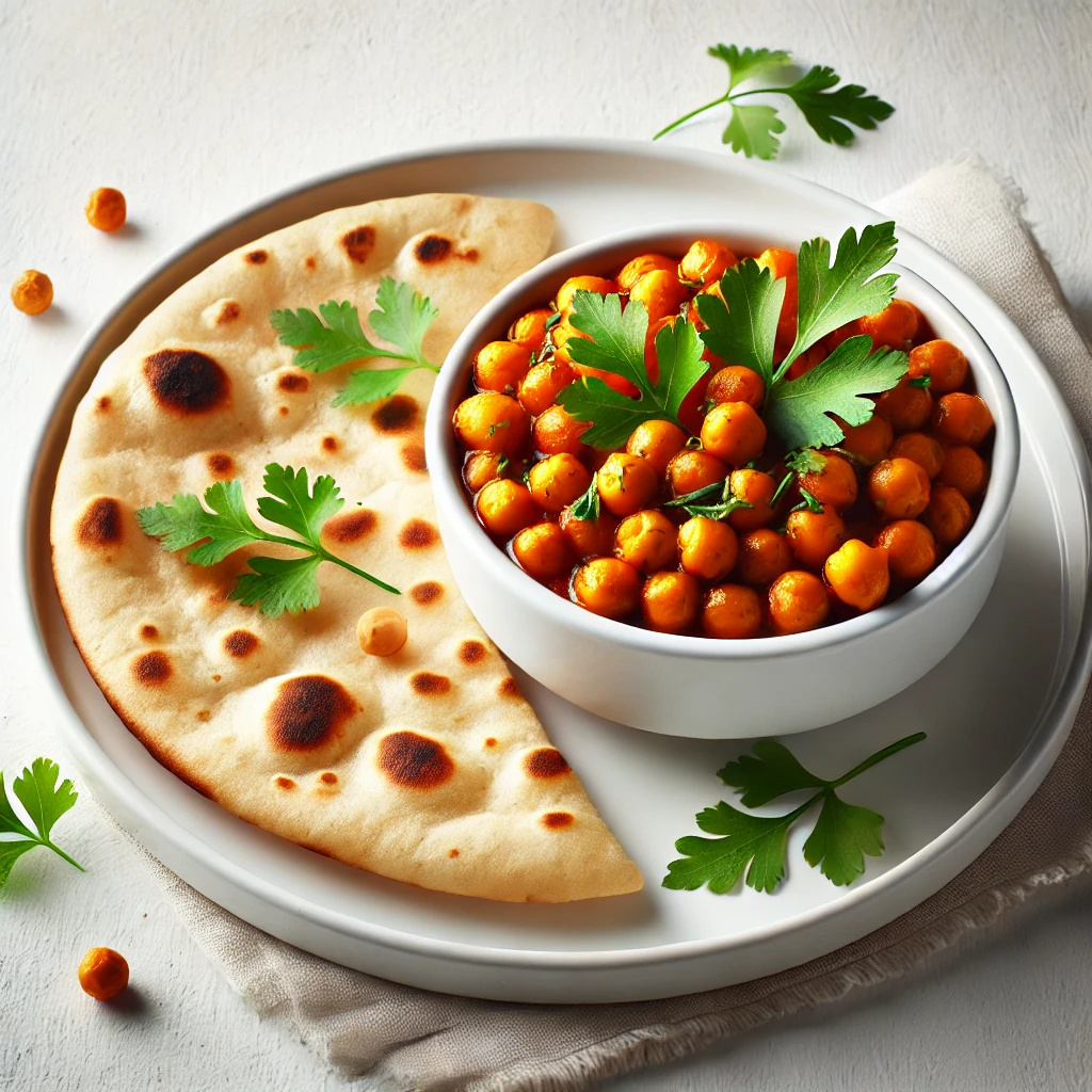 Chana Masala with Naan